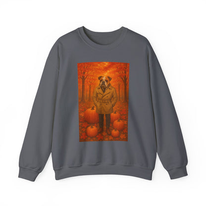 Fall Pumpkin Bulldog Sweatshirt
