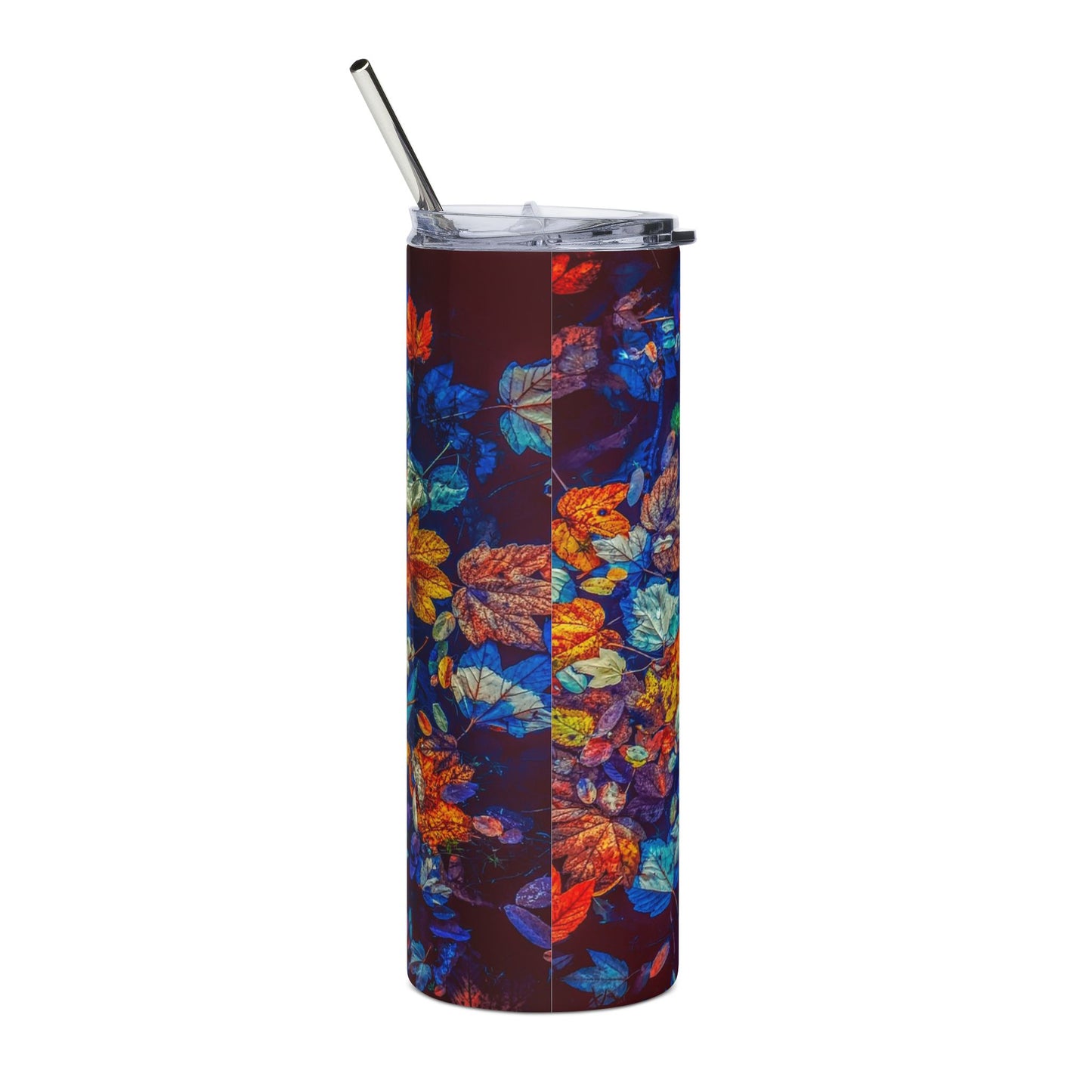 Colorful Fall Leaves Stainless Steel Tumbler 20oz