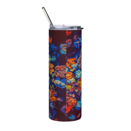 Colorful Fall Leaves Stainless Steel Tumbler 20oz