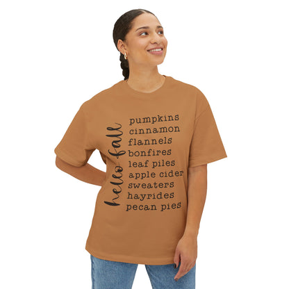 Fall Vibes Oversized Tee