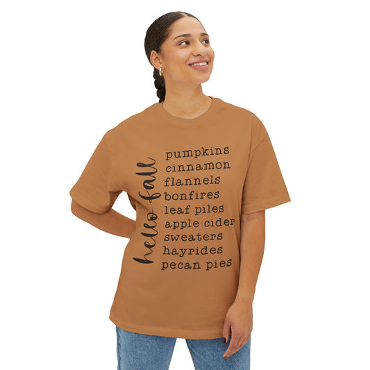 Fall Vibes Oversized Tee