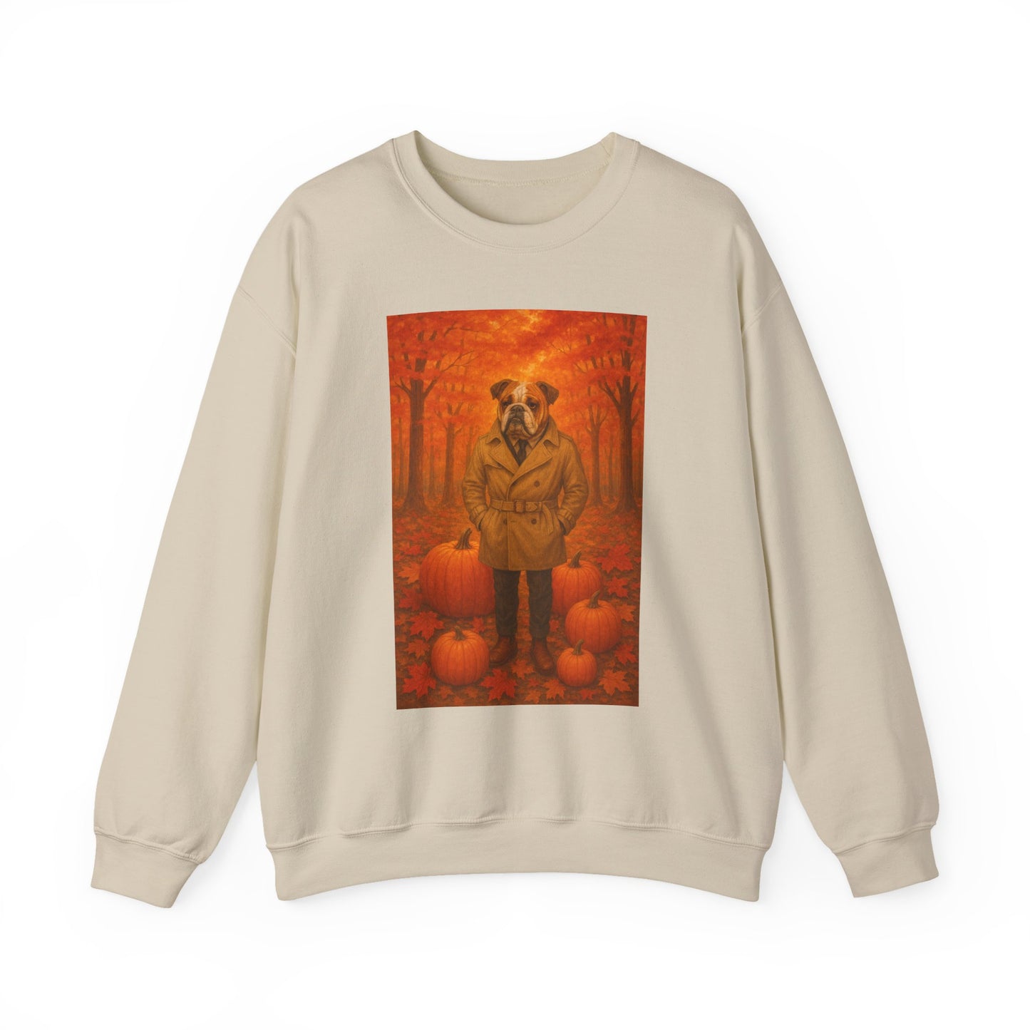 Fall Pumpkin Bulldog Sweatshirt