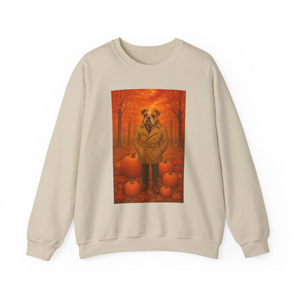 Fall Pumpkin Bulldog Sweatshirt