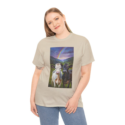 Rainbow Cow Tee