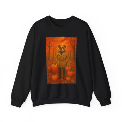 Fall Pumpkin Bulldog Sweatshirt