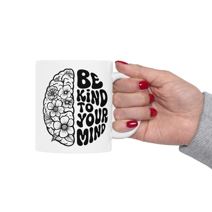 Mindful Floral Ceramic Mug