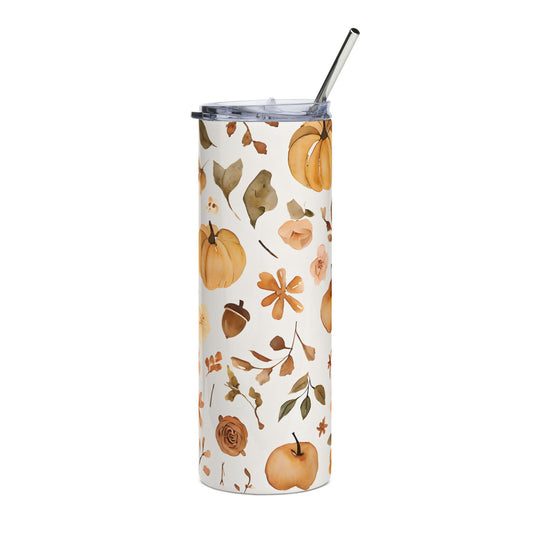 Autumn Floral Tumbler 20oz