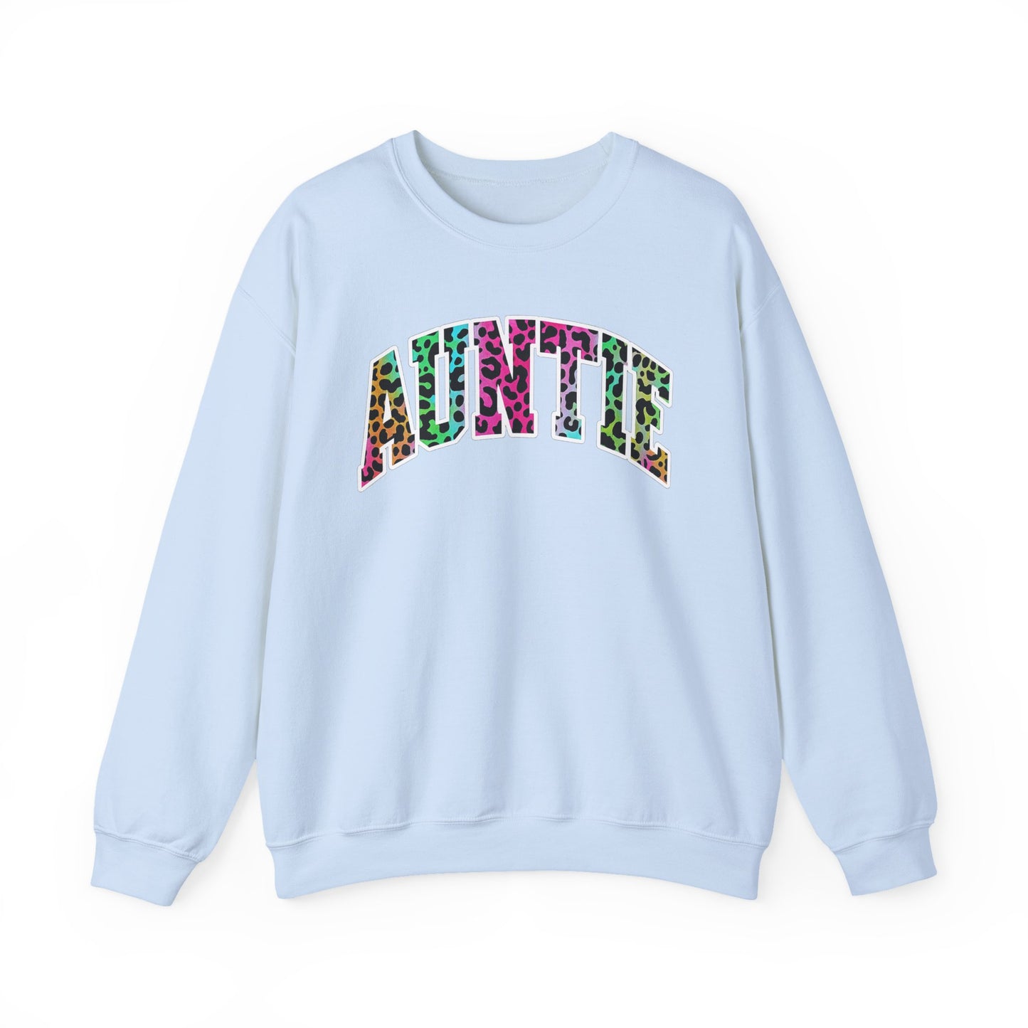 Auntie Neon Animal Print Sweatshirt