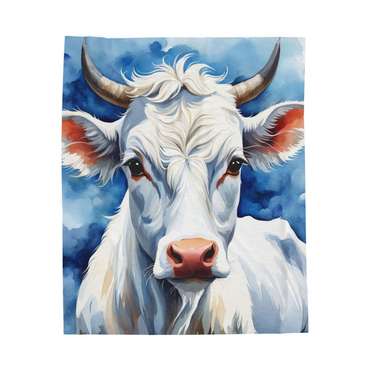 Cow Plush Blanket