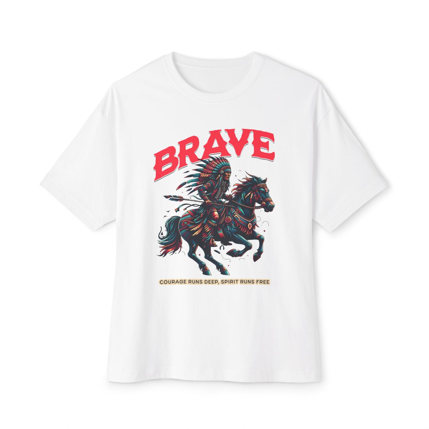 Brave Spirit Oversized Tee