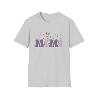 Mimi Floral T-Shirt — Purple Botanical 'MIMI' Mother's Day Tee