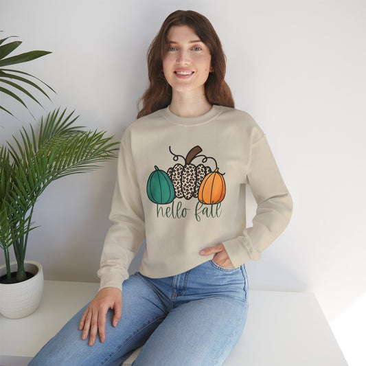Hello Fall Pumpkin Crewneck