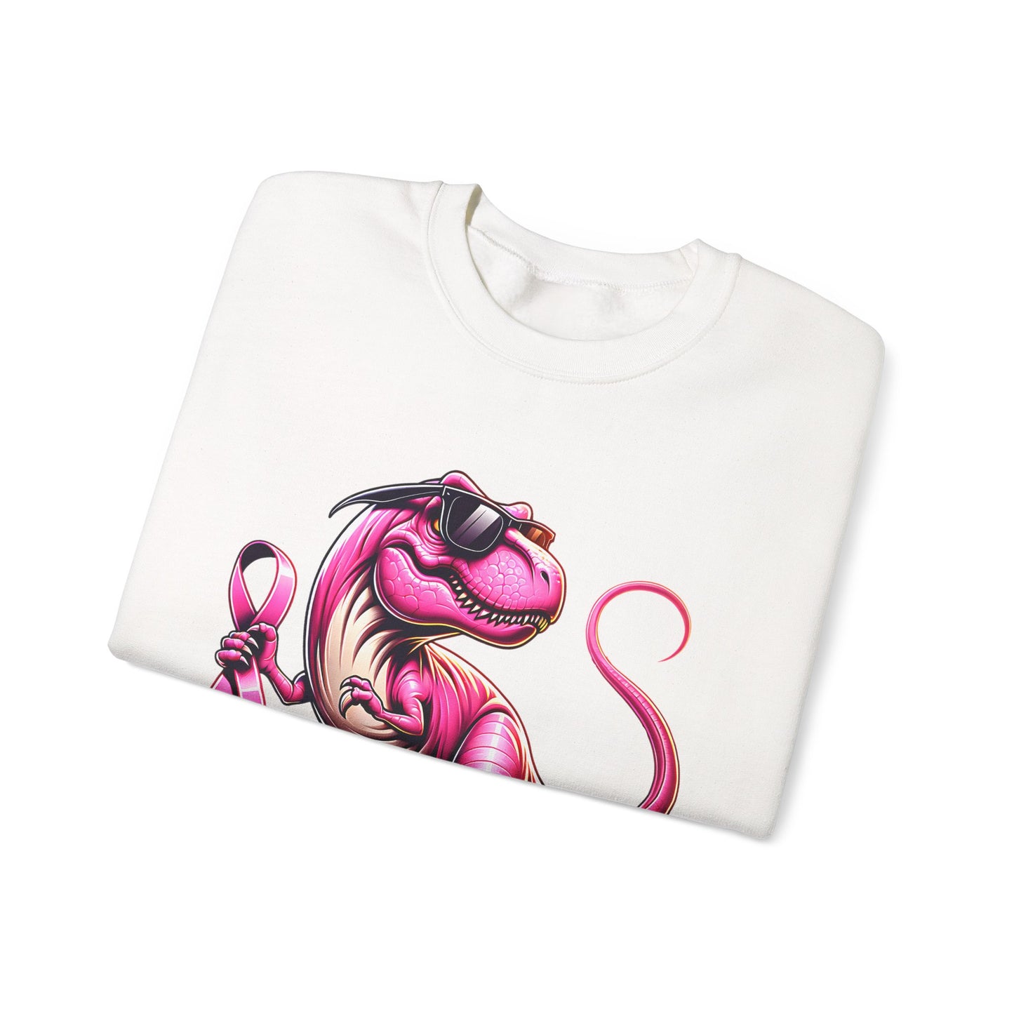 T-Rex Breast Cancer Awareness Sweatshirt