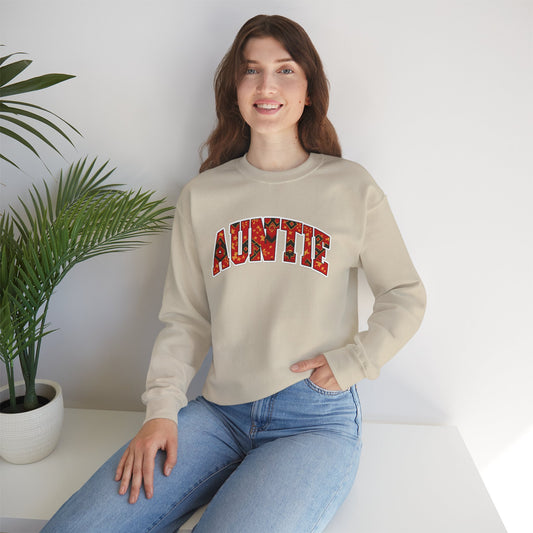 Auntie Floral Crewneck