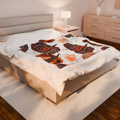 Cozy Autumn Pumpkin Blanket