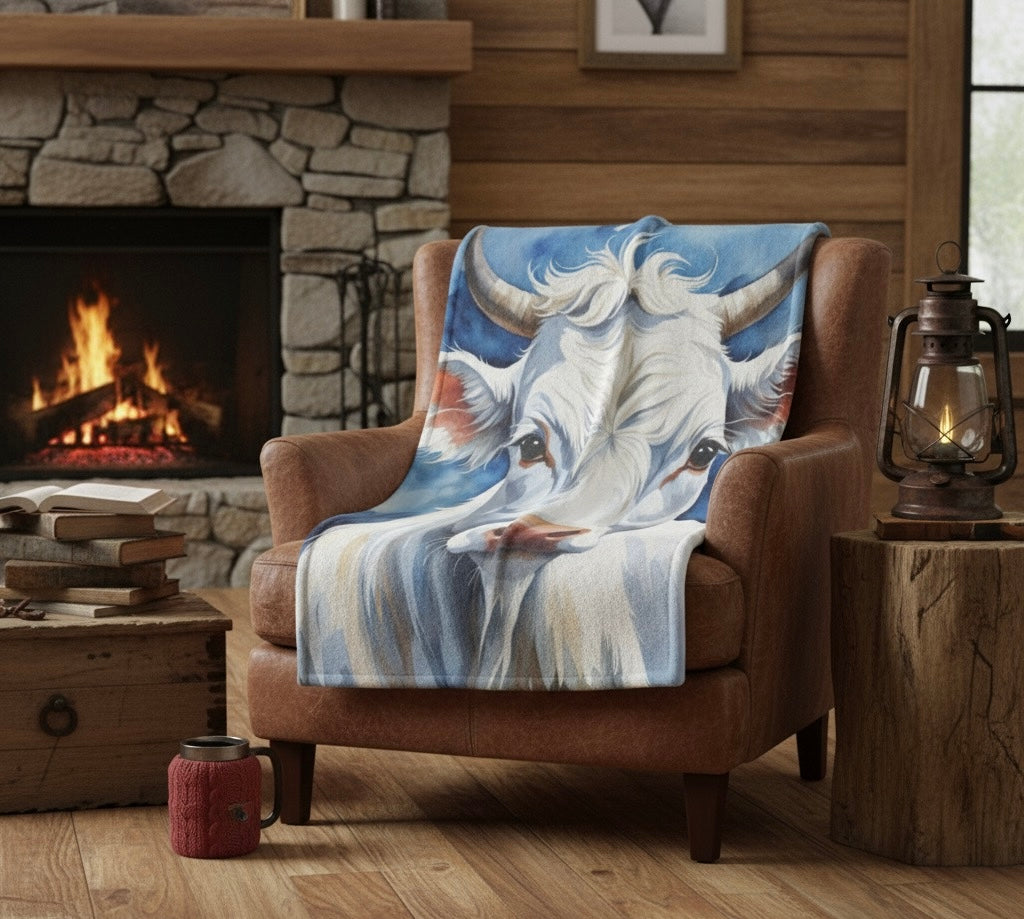 Cow Plush Blanket
