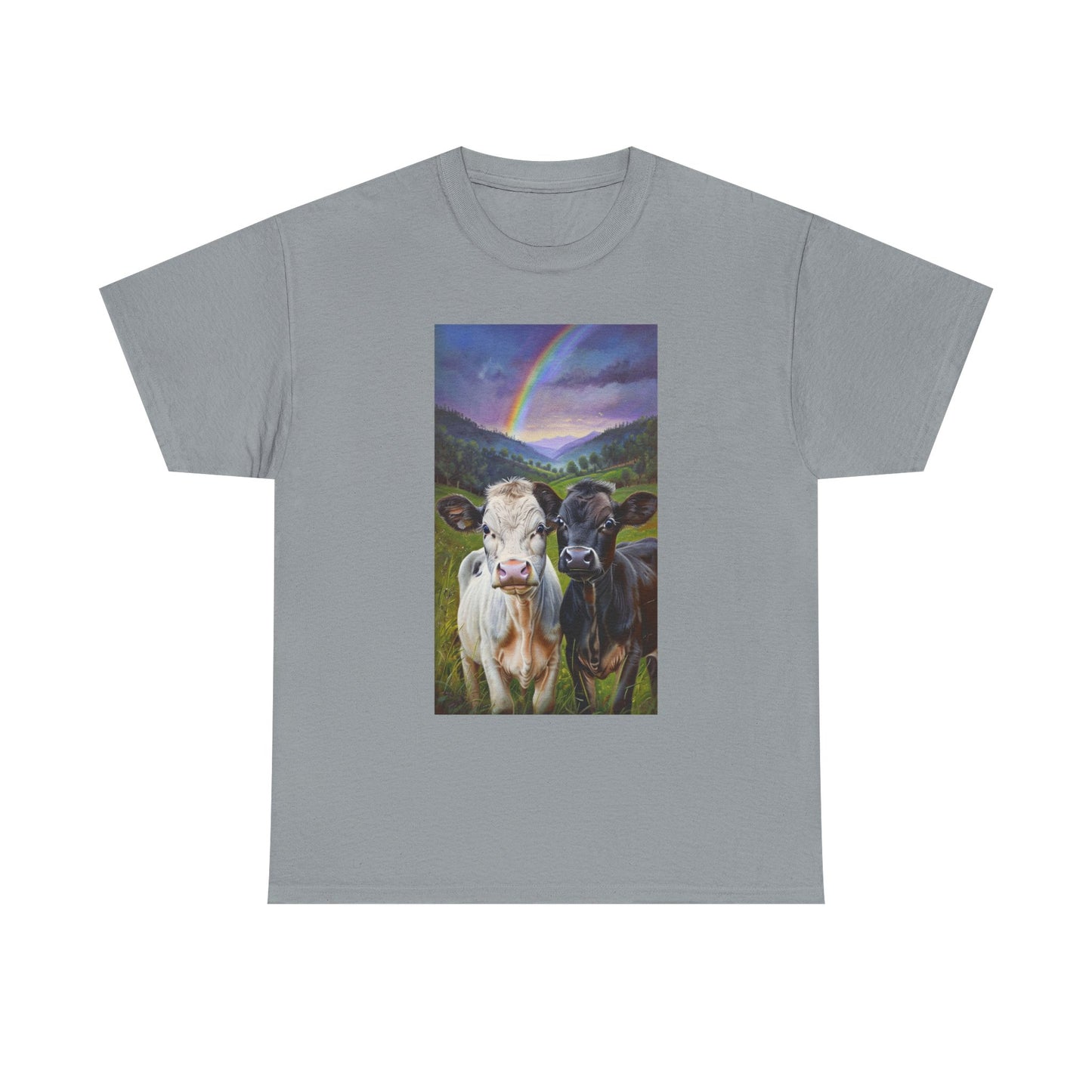 Rainbow Cow Tee