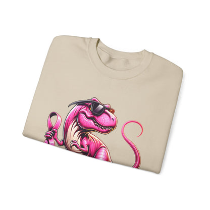 T-Rex Breast Cancer Awareness Sweatshirt