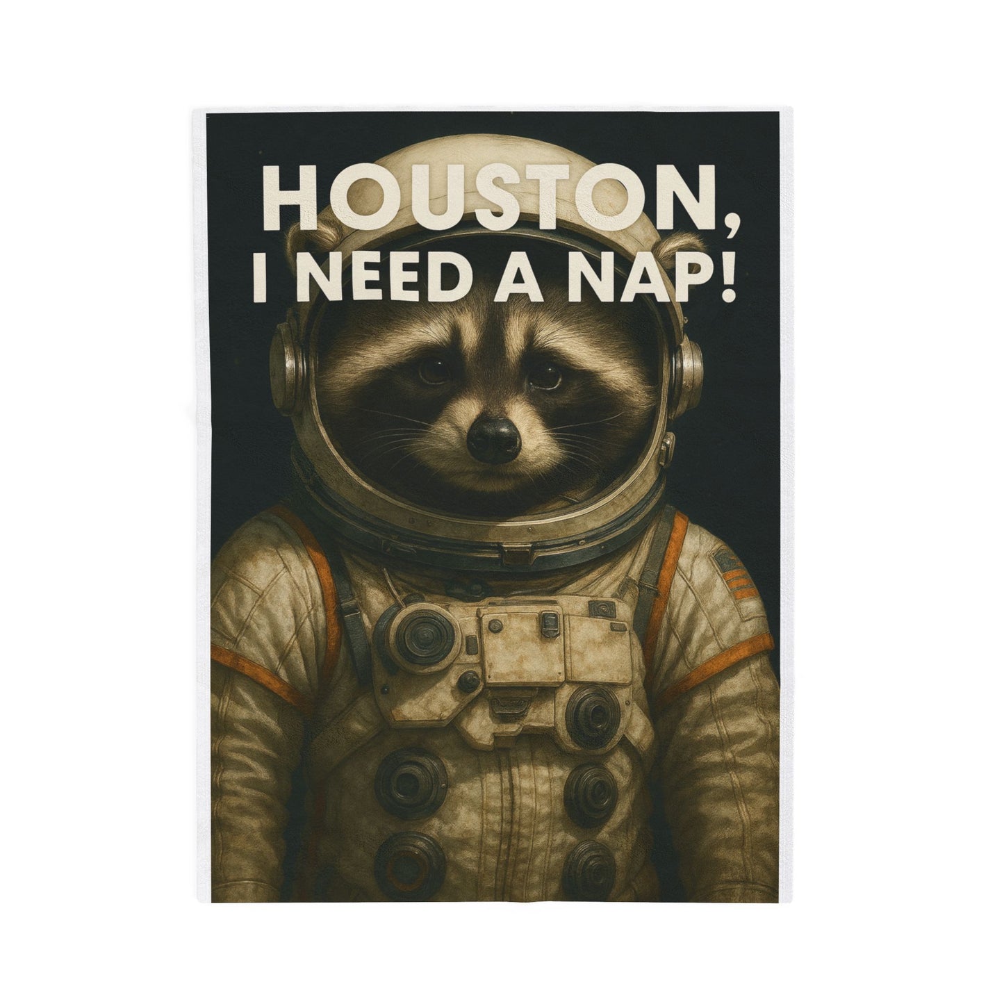 Raccoon Astronaut Blanket
