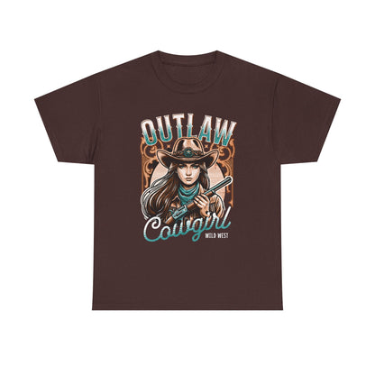 Wild West Outlaw Cowgirl Tee