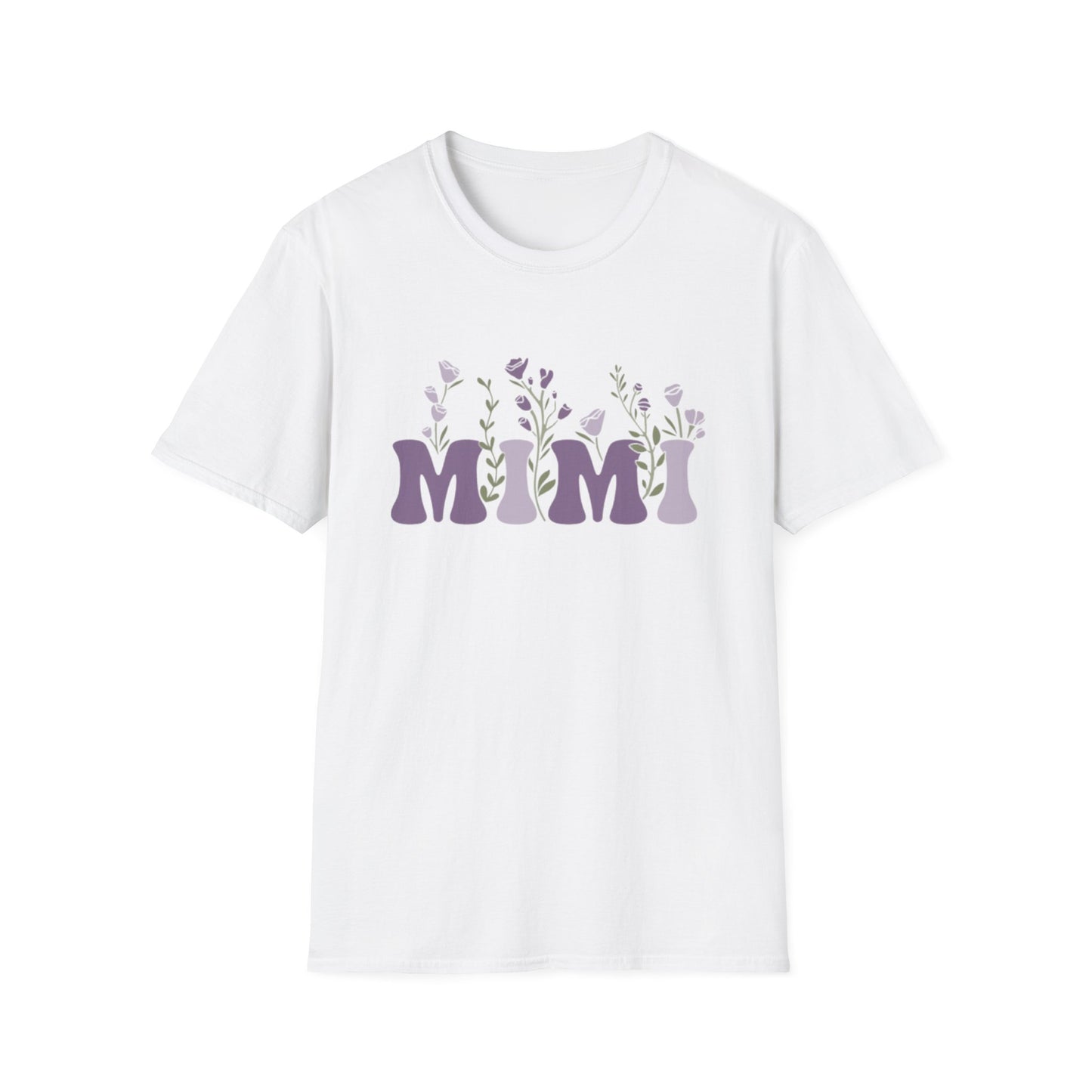 Mimi Floral T-Shirt — Purple Botanical 'MIMI' Mother's Day Tee