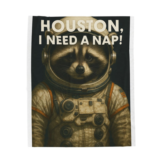 Raccoon Astronaut Blanket