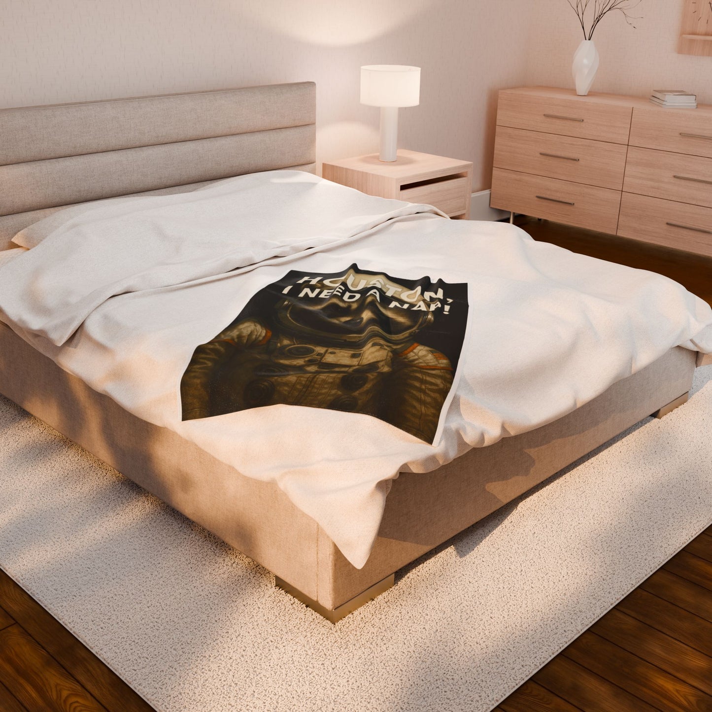 Raccoon Astronaut Blanket