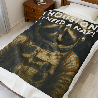 Raccoon Astronaut Blanket