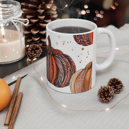 Autumn Pumpkin Ceramic Mug