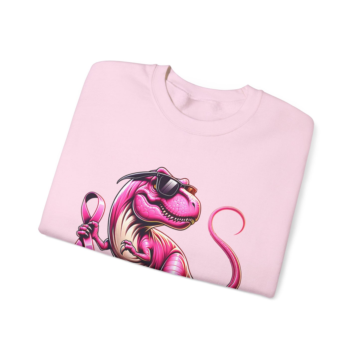 T-Rex Breast Cancer Awareness Sweatshirt