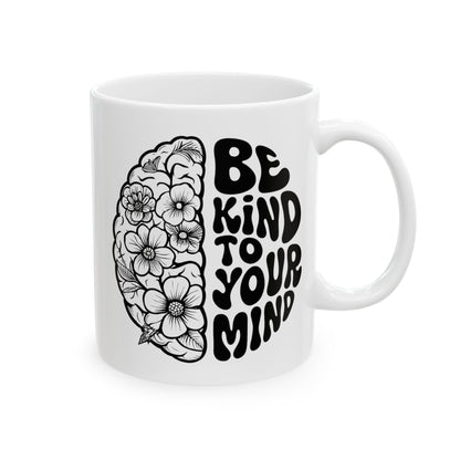 Mindful Floral Ceramic Mug