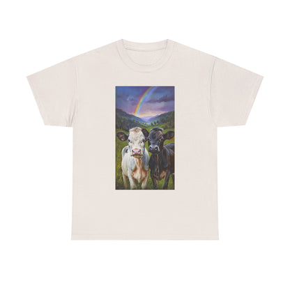 Rainbow Cow Tee