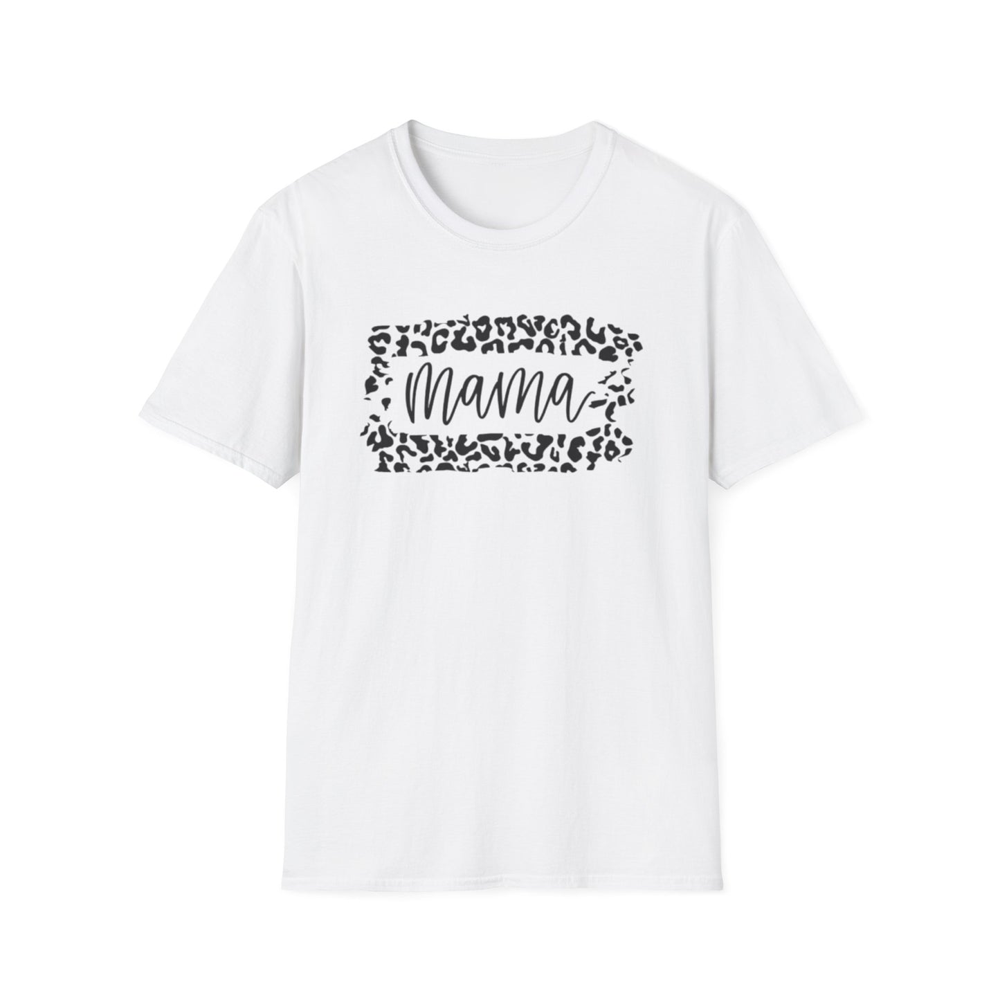 Mama Leopard Print T-Shirt — Mother’s Day Casual Graphic Tee