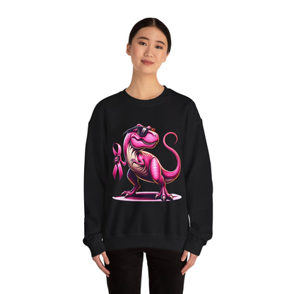 T-Rex Breast Cancer Awareness Sweatshirt