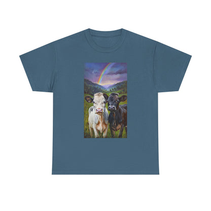 Rainbow Cow Tee