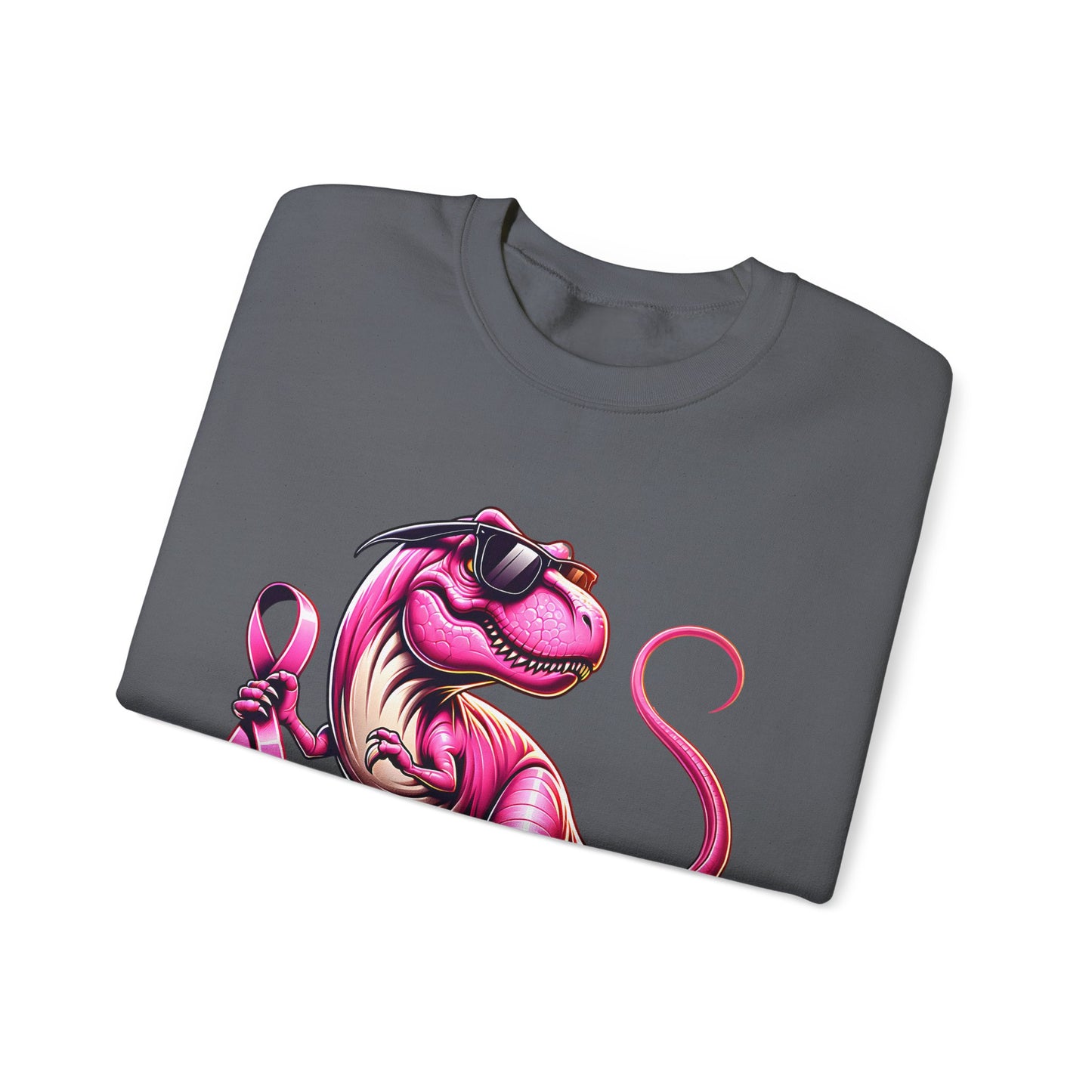 T-Rex Breast Cancer Awareness Sweatshirt