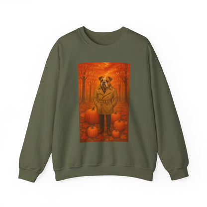 Fall Pumpkin Bulldog Sweatshirt