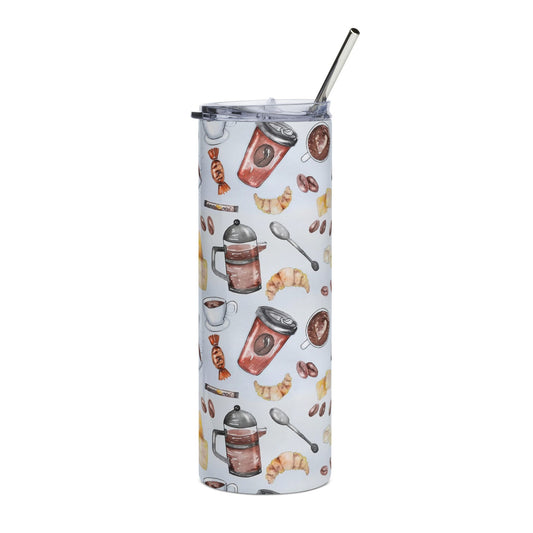 Coffee & Croissant 20 oz Tumbler