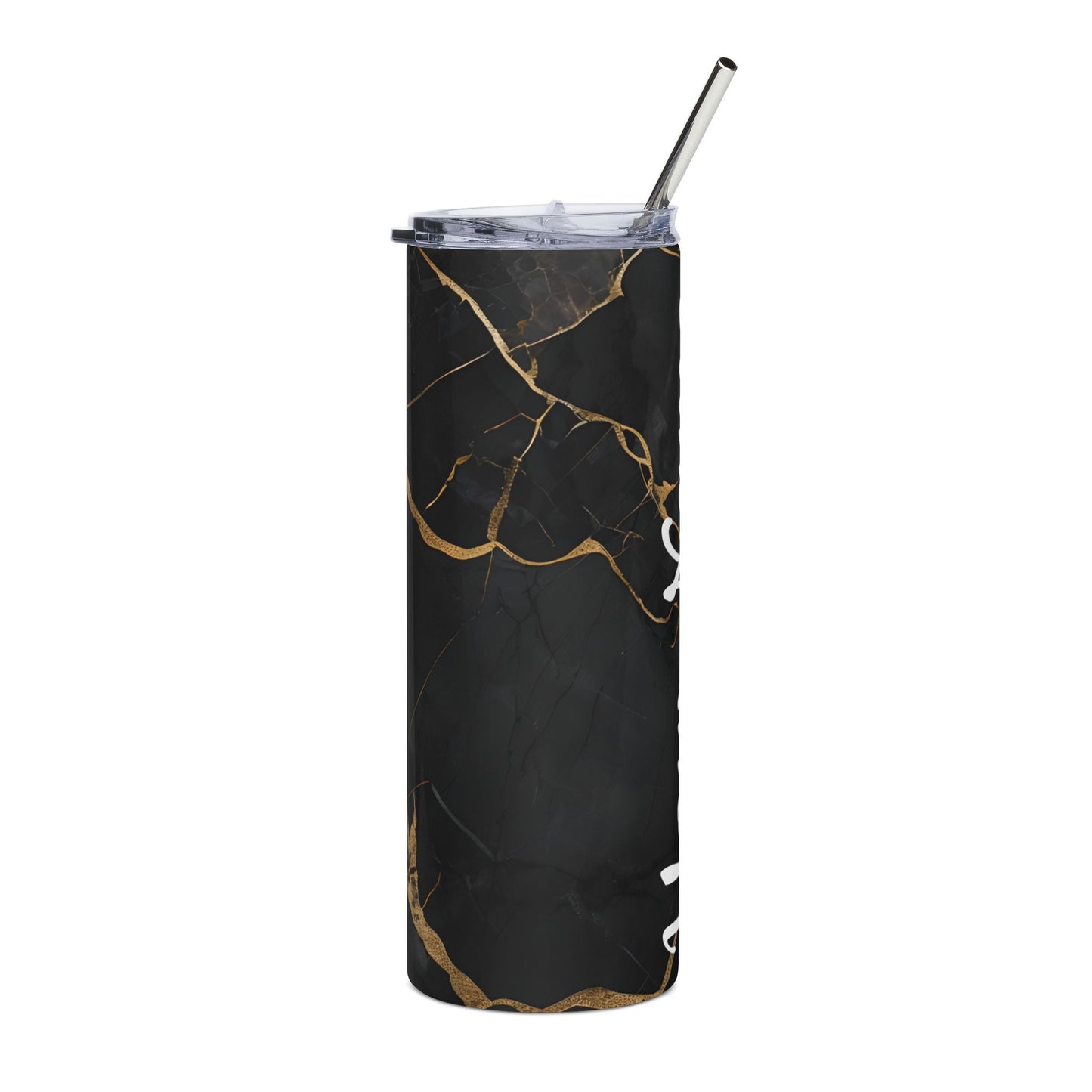 Black Marble 20 oz Stainless Steel Tumbler