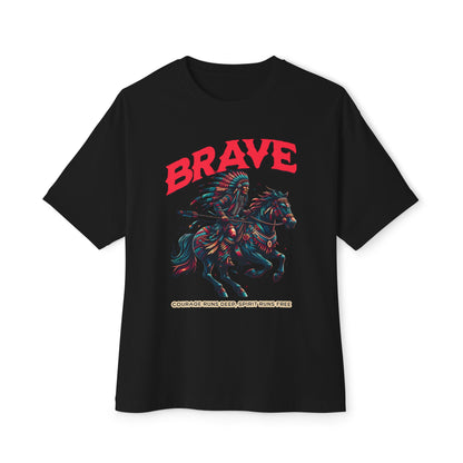 Brave Spirit Oversized Tee