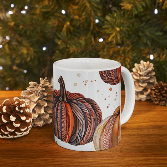 Autumn Pumpkin Ceramic Mug