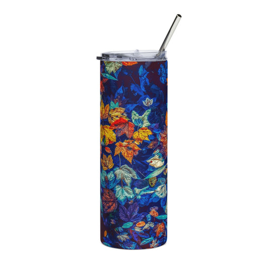 Colorful Fall Leaves Stainless Steel Tumbler 20oz