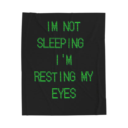 "Resting My Eyes" Blanket