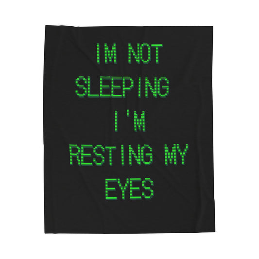 "Resting My Eyes" Blanket