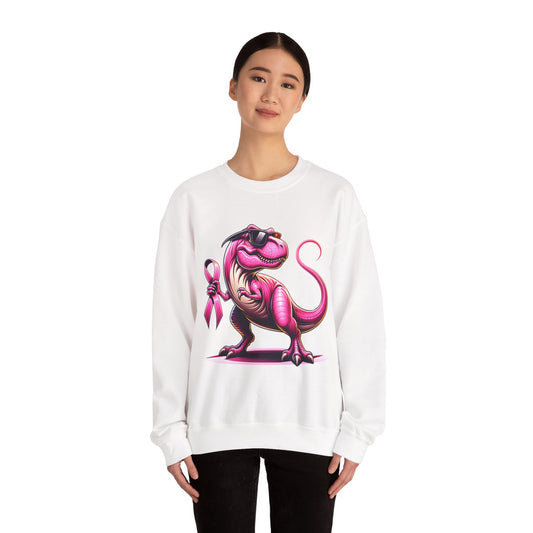 T-Rex Breast Cancer Awareness Sweatshirt