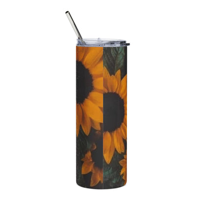 Sunflower Mama Stainless Steel Tumbler — 20oz Insulated Travel Cup