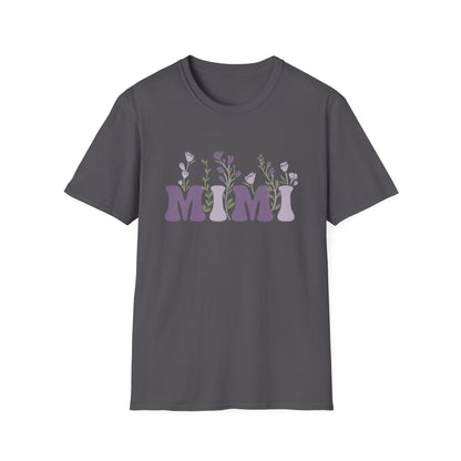 Mimi Floral T-Shirt — Purple Botanical 'MIMI' Mother's Day Tee